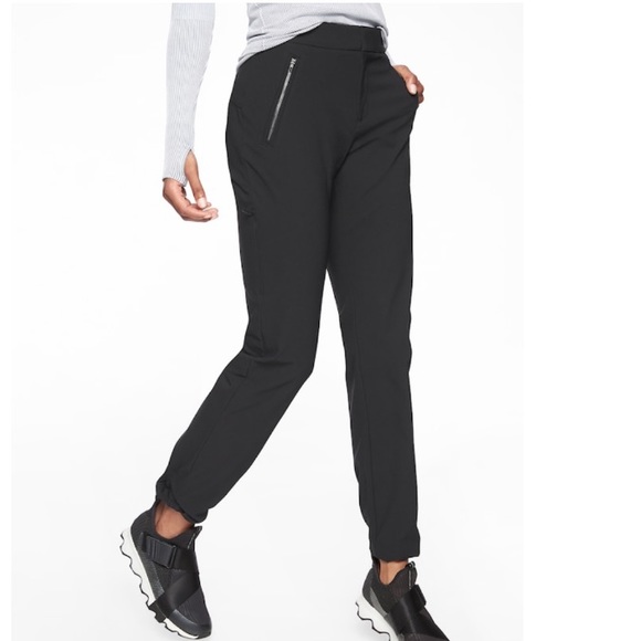 Athleta Pants - ATHLETA BLACK WANDER PANTS STRAIGHT LEG